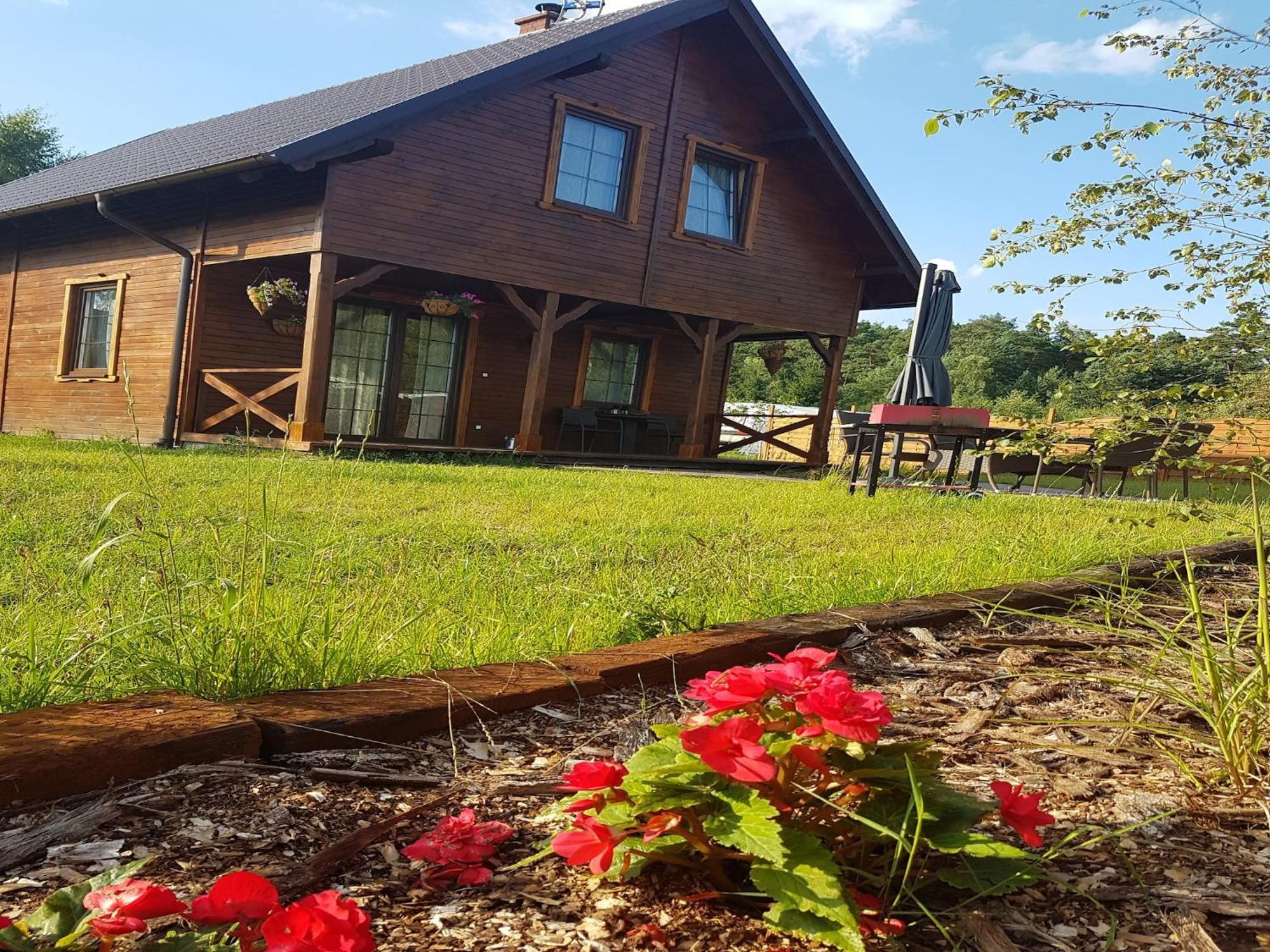 Wooden Holiday Home In Skrzynia With Terrace Осек Экстерьер фото